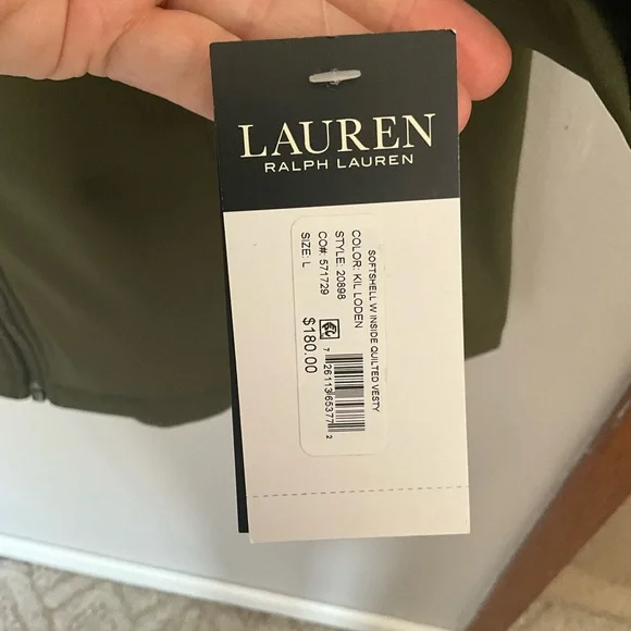 Lauren by Ralph Lauren Softshell W/ Inside Quilted Vesty Size L - Picture 4 of 8